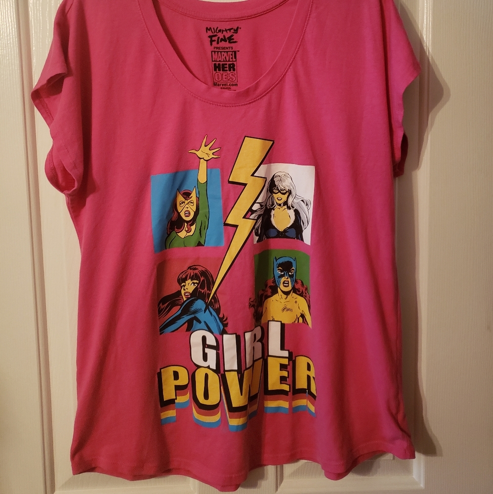Marvel Mighty Fine Girl Power T-shirt
